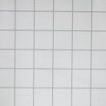 Kjøkkenvegg over benk: Kitchen Board - White Tile 100x100